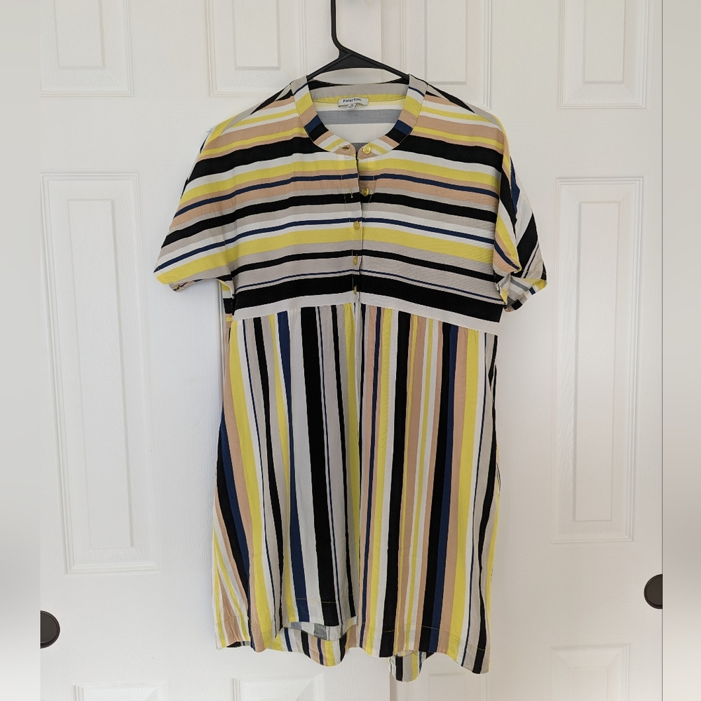 Peter Som for Anthropologie Naxos Striped Tunic Dress, Size S Petite - Picture 9 of 10